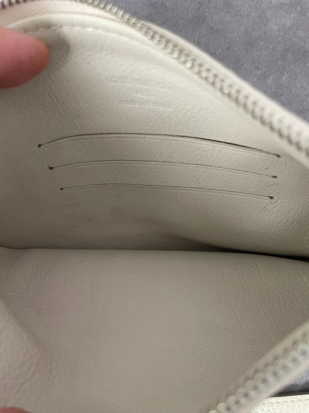Louis Vuitton Selene PM Shoulder Bag in Winter White Mahina Leather
